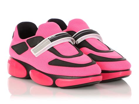 prada cloudbust sneakers pink